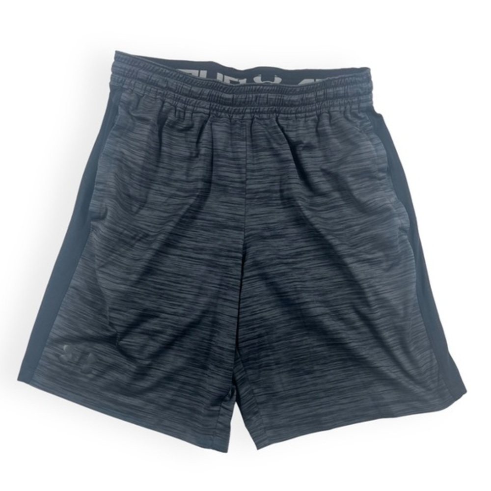 Under Armour Men's Black & Gray Basketball Shorts w/ Pockets Size M 10595